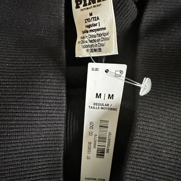 Women’s PINK Black Leggings - Picture 2 of 4